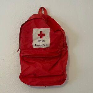 EMPTY American Red Cross Distaster Pack Backpack